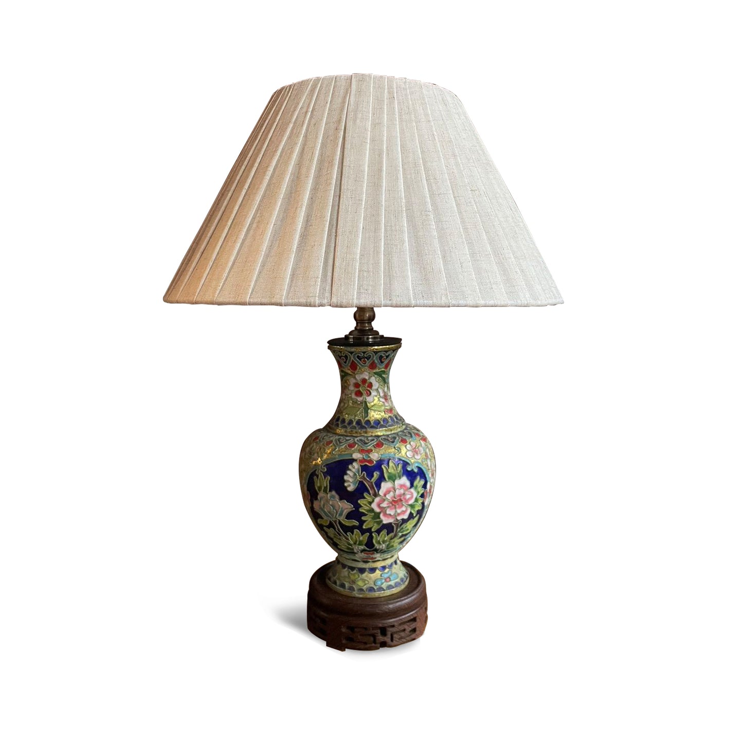 Cloisonné Tischlampe